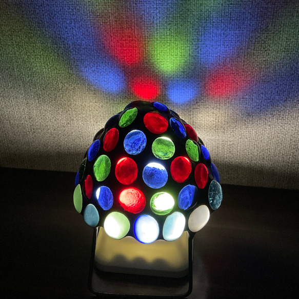 コードレス卓上LEDランプ 〜暮らし彩るステンドグラス102〜 7枚目の画像