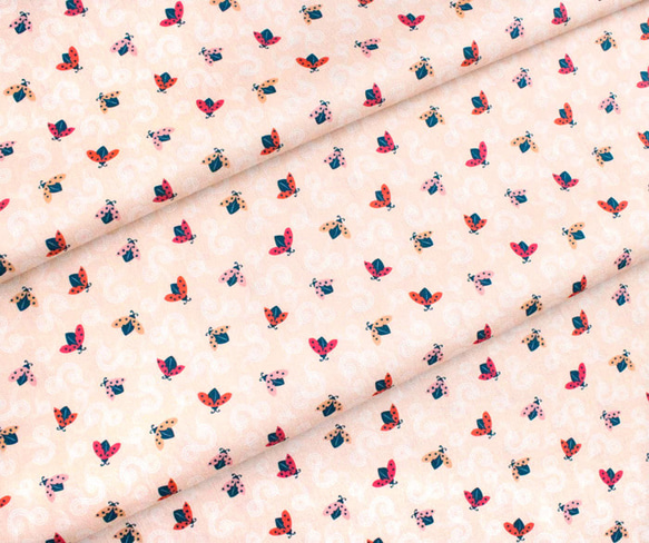 カットクロス Cloud9 Fabrics Tiny & Wild 227162 Lady Bug Acrobatics 5枚目の画像
