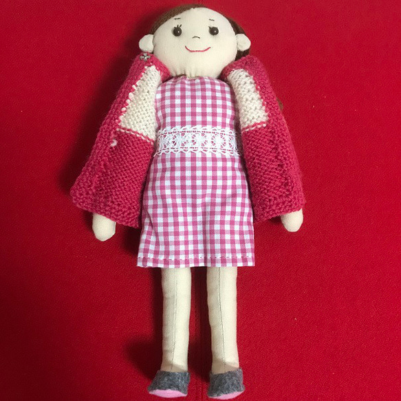 【値下げ】 おばあちゃんの手づくり着せ替え人形 手仕事 7枚目の画像