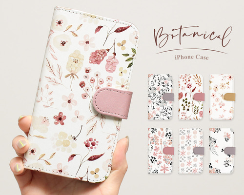 Society6  iPhoneケース  抽象的 花 ミニマル 北欧 北欧風お花柄のクリアスマホケース - nmstore | minne 国内最大