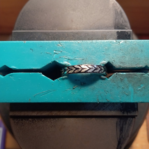 ハワイアンジュエリー「マイレリング」メンズ・レディース シルバー