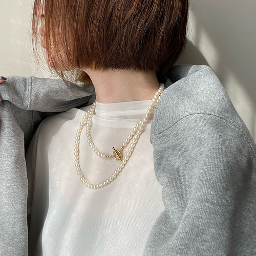 特集掲載 〗90cm ロングシルキーパールネックレス サージカル