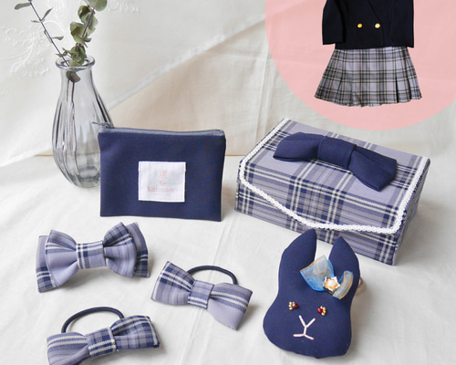 ぬいぐるみ キーホルダー アクセサリー ボックス 制服 リメイク