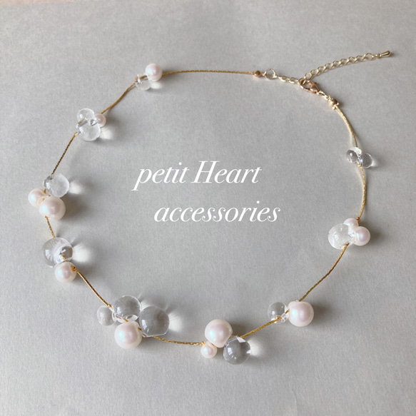 Pearl & Bubble ネックレス◯⚪︎° 結婚式 お呼ばれ Pearl & Bubble ネックレス◯⚪︎° 結婚式 お呼ばれ