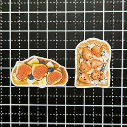 フレークシール トースト パン toast 3枚目の画像