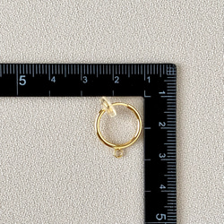 【送料無料】ゴールド ダルメシアンジャスパーと天然モリオンのピアス/イヤリング サージカルステンレス(SUS316L) 10枚目の画像