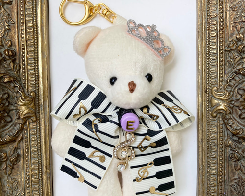 カッコ可愛い☆くまちゃん☆カスタムキーホルダー BLAZE（手芸） ストラップ キュート くまちゃん ぬいぐるみ