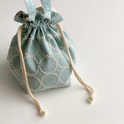 ミナペルホネン▫︎ハンドメイド▫︎マール巾着bag (ミナ ミナペルホネン▫︎ハンドメイド▫︎マール巾着bag (ミナ
