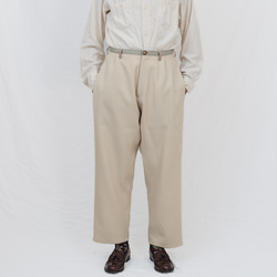 【エシカル 一点物】light grayish tone pants (4-30) 7枚目の画像