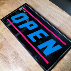 OPEN蛍光LED看板 その他インテリア雑貨 403和ークス 通販｜Creema 