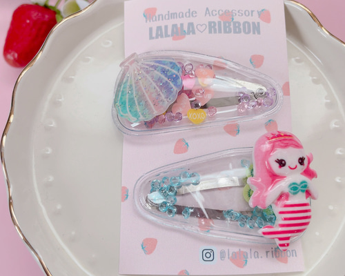 ♡まるまる♡♡ベビーヘアクリップ　ハンドメイド　ヘアゴム　パッチンピン 85677598c78ac18ff584398867b476