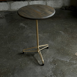 サイドテーブル/インダストリアル/1人用/コーヒーテーブル/アイアン