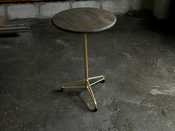 サイドテーブル/インダストリアル/1人用/コーヒーテーブル/アイアン