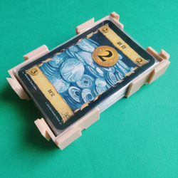 連結可能カードトレイ2㎝×2個＋蓋　ドミニオンなどボードゲームに 5枚目の画像