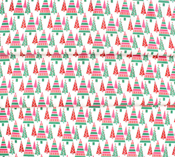 カットクロス Cloud9 Fabrics Christmas Past 227091 Pretty Pines 6枚目の画像