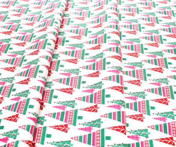カットクロス Cloud9 Fabrics Christmas Past 227091 Pretty Pines 4枚目の画像