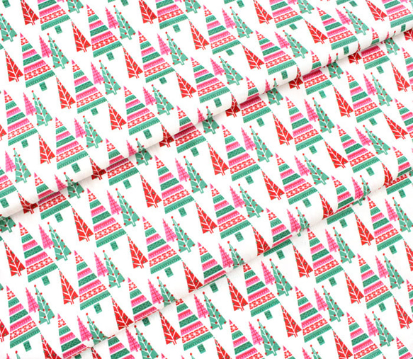 カットクロス Cloud9 Fabrics Christmas Past 227091 Pretty Pines 5枚目の画像