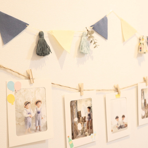 再販】フォトガーランド セット① 送料無料 ガーランド sun 通販