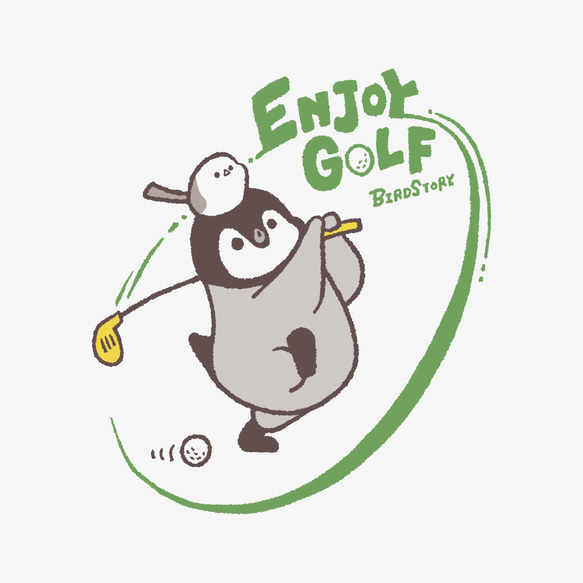 Tシャツ（ENJOY GOLF / フルスイング） 3枚目の画像