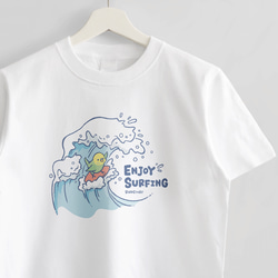 Tシャツ（ENJOY SURFING / チューブライディング） 1枚目の画像