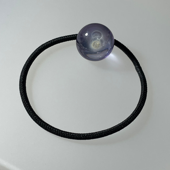 宇宙ヘアゴム　紫 2枚目の画像