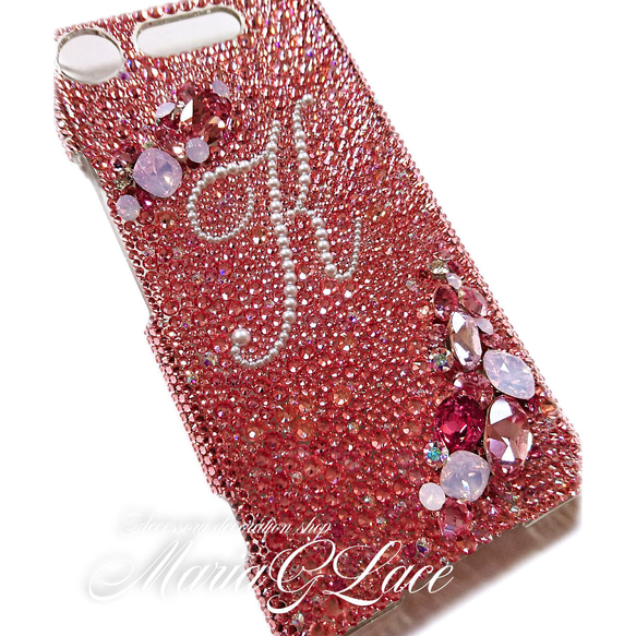 【mariaglace】PinkJewelryデコスマホケース S23 SC-51D SCG19 S22 Ultra 1枚目の画像