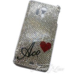 [mariaglace] Letter Name Smartphone Case S23 SC-51D SCG19 S22 Ul 第1張的照片