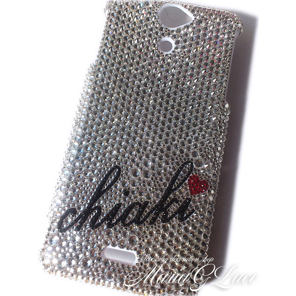 [mariaglace] Letter Name Smartphone Case S23 SC-51D SCG19 S22 Ul 第3張的照片