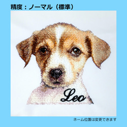 ＼ワッペンプレゼント／ うちの子オーダー くすみカラー トートバッグ 刺繍 犬 猫 肩掛け 大容量 leo 14枚目の画像