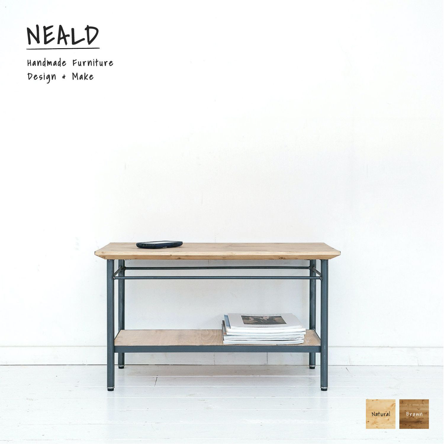 [送料無料] 無垢 ローテーブル リビングテーブル w70 [受注製作] TBL.04