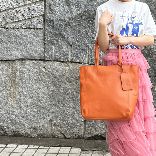 40% OFFセール】シュリンクレザーcolorトートバッグ レザー