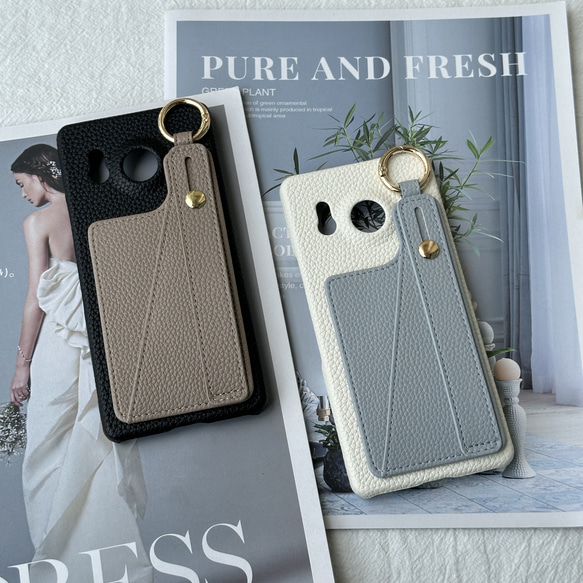 バンド付 AQUOS R9 ケース sense9 8 7 6 レザーケース wish4 バンド付 AQUOS R9 ケース sense9 8 7 6 レザーケース wish4