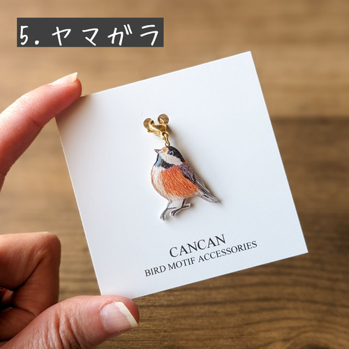 全10種類！】選べる野鳥のアンブレラマーカー ファスナーチャーム