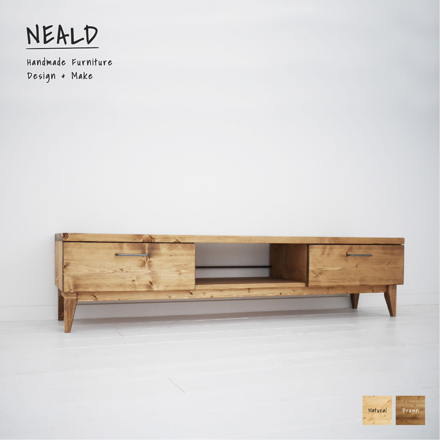 [送料無料] 無垢 テレビボード テレビ台 ローボード w150 [受注製作] J-01 51,480円