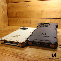 iPhone14 ケース 木製 耐衝撃 ウッド wood case 木 本革 オリジナル LUNBER ARMOR 10枚目の画像