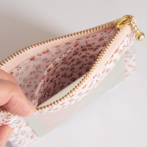 パスケース ラミネートポーチ キーケース コインケース 12cm