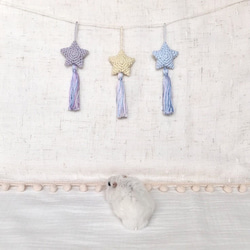 七夕⋆バースデー　お星さまのタッセル飾り 1枚目の画像