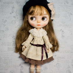 ブライスアウトフィット帽子付き素敵なお洋服セット その他人形 Doll