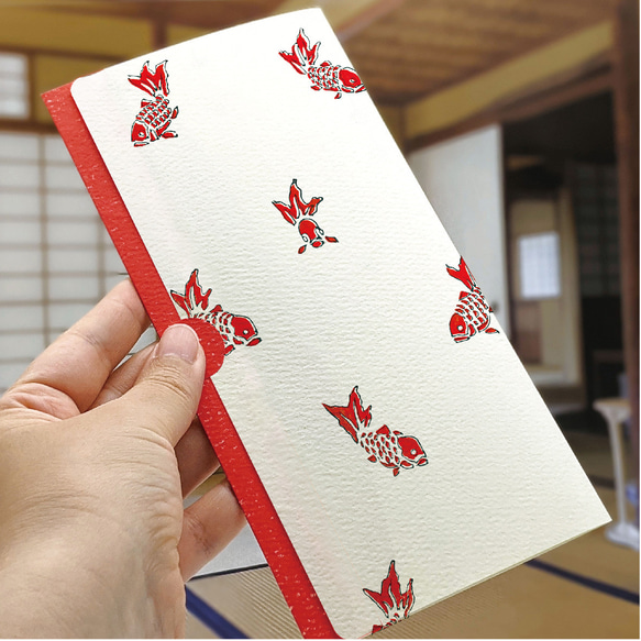 簡易ふくさ / 金魚 5枚セット / ふところ袋 / 和装 袱紗 月謝入れ お祝い お礼 4枚目の画像