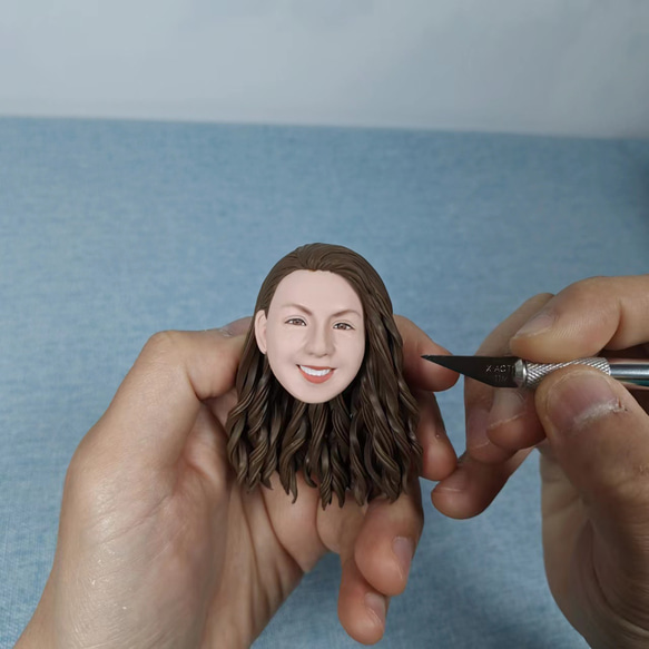 ケーキトッパー オーダーメイド 似顔絵プレゼント フィギュア人形ぬいぐるみ 結婚式祝い 周年記念日 夫婦 カップル 両親 