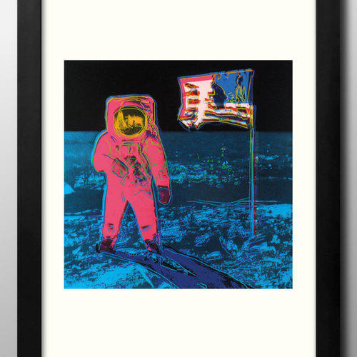 【期間限定送料無料】 13453 ポスター 絵画 A3サイズ『ムーンウォーク 宇宙 NASA イラスト