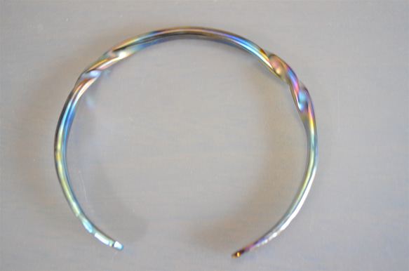 titanium bangle・転・円形モデル・C・受注生産 5枚目の画像