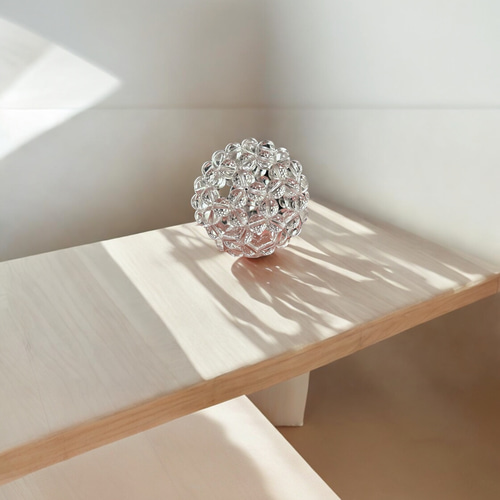 8mm5A フラーレンクリエイターが作った本水晶の本物フラーレン サン