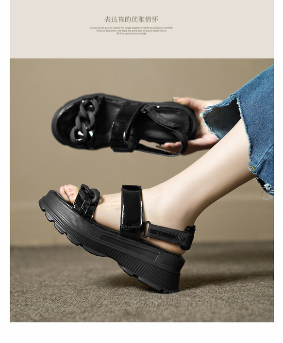 ★サイズ交換可能★本革製靴　シューズ　サンダル　レディース 7枚目の画像