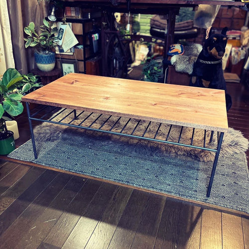 テーブル アイアン家具 男前家具 無骨 ハンドメイド オーダー テーブル アイアン家具 男前家具 無骨 ハンドメイド オーダー