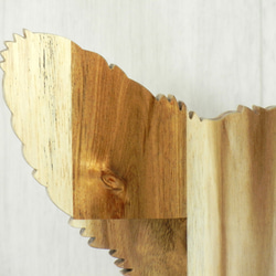 犬形鏡　ウェルシュ・コーギー【木製（アカシア集成材）】 8枚目の画像