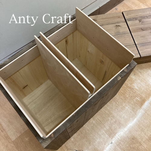 NEW】分別ゴミ箱 20L×2袋対応 ハンドメイド アンティーク風