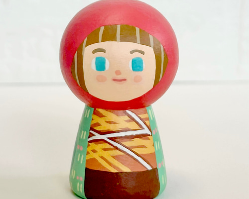 木製こけし人形 お杉ぼっち 新潟 お土産 こけし 木製 人形 置物 - メルカリ