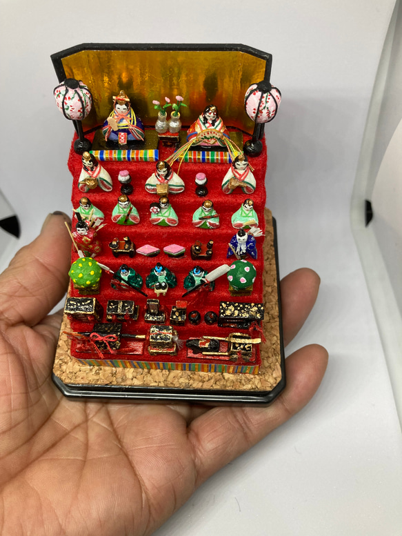 マイクロ雛人形】七段飾り作品8 立体・オブジェ くっか 通販