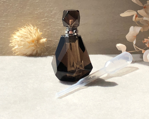sale】値下げしました☆天然石/スモーキークォーツ 香水瓶 ペンダント
